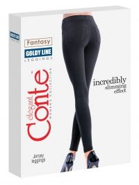 GOLDY LINE Легинсы жен. (11/1) сзади карманы, спереди имитация карманов