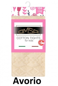 OMSA kids Collant 12A12-2 с жаккардовым рисунком