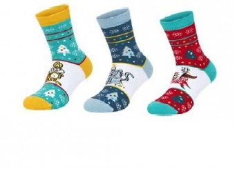 OMSA kids   Calzino 21N63 плюш (животные) NEW YEAR