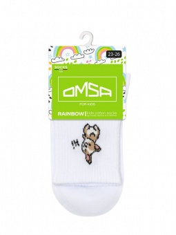 OMSA kids   Calzino 21P73 с рис.на резинке (Корги)