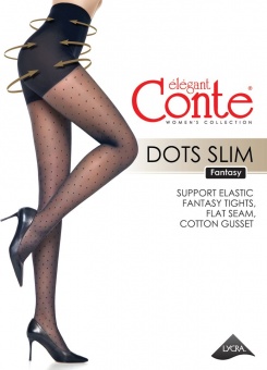 Колготки женские DOTS SLIM (24/6)